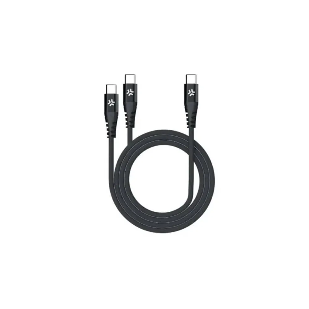 Celly Kabl za punjenje USB-C na 2 USB-C 100 W