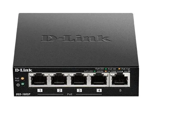 D-Link Svič DGS-1005P/E