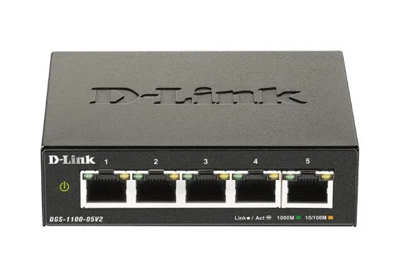 D-Link Switch DGS-1100-05V2 - 5 portova