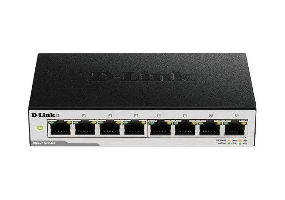 D-Link Switch DGS-1100-08 - 8 portova