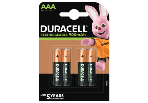 Duracell Baterije AAA 900 mAh - 4 komada