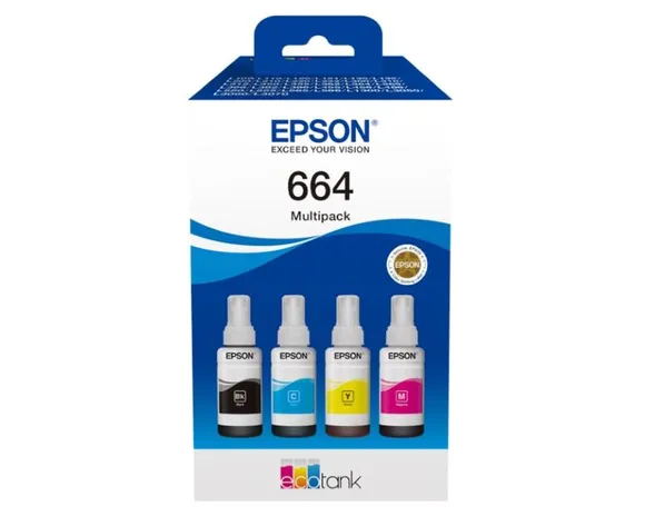 Epson Mastilo T664 Multipack - 4 komada