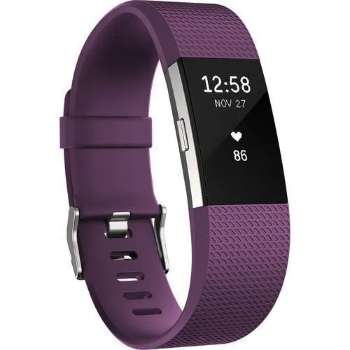 FITBIT Smart sat Charge 2 FB407SPMS PLUM/SILVER