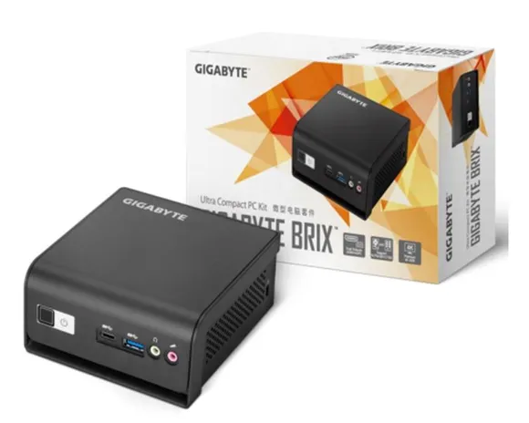 Gigabyte Mini PC GB-BMCE-5105 BRIX Intel Pentium N5105/DDR4/SSD + HDD/Intel UHD 605