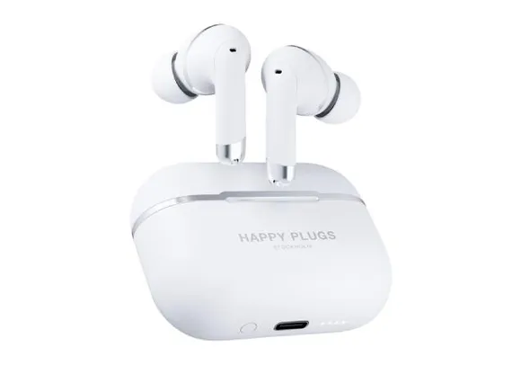 Happy Plugs Bežične bubice Air 1 ANC - Bele
