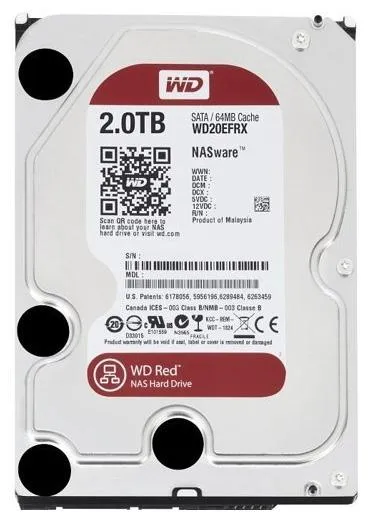 HDD 3,5" SATA 3 5400 2 TB WD Purple WD20EFRX, 64