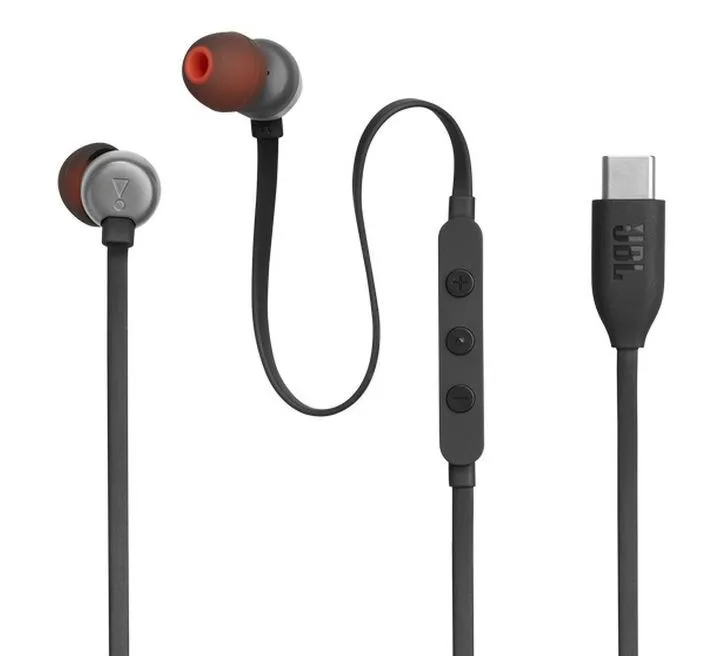 JBL Žične slušalice Tune 310C - Crne
