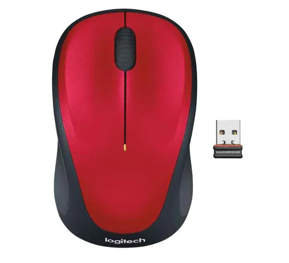 Logitec Bežični miš M235-Crveni