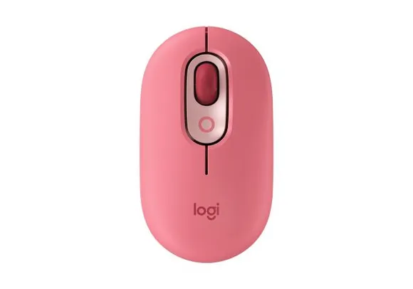 Logitech Bežični miš Pop - Crevno-roze