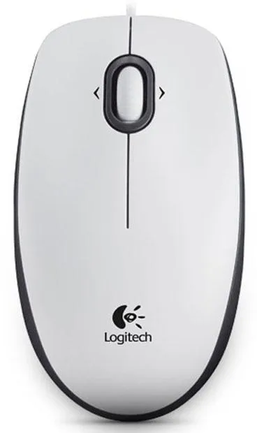 LOGITECH Žični miš M100, Beli