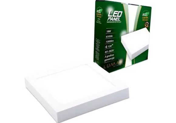Lumax Eco LED panel 18 W - Četvrtasti