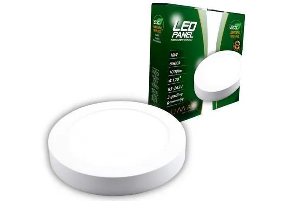 Lumax Eco LED panel 18 W - Okrugli