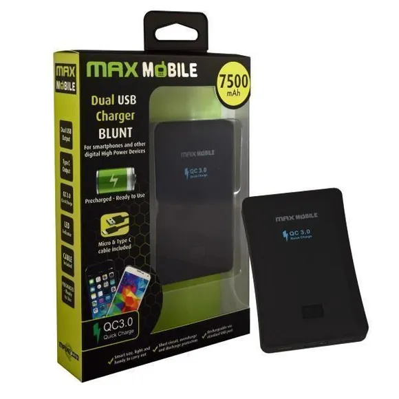 MAX MOBILE Power bank BLUNT 7500MAH B 3.0