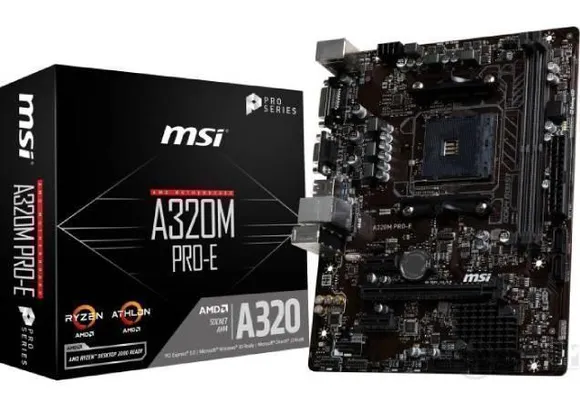 MSI AM4 A320M PRO-E, DDR4/SATA3/GLAN/7.1/USB 3.1