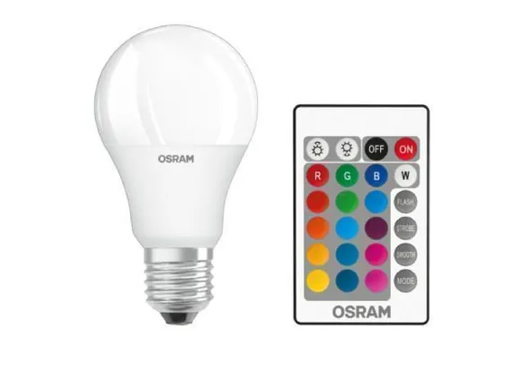 Osram LED sijalica RGBW E27, 9 W, 2700 K