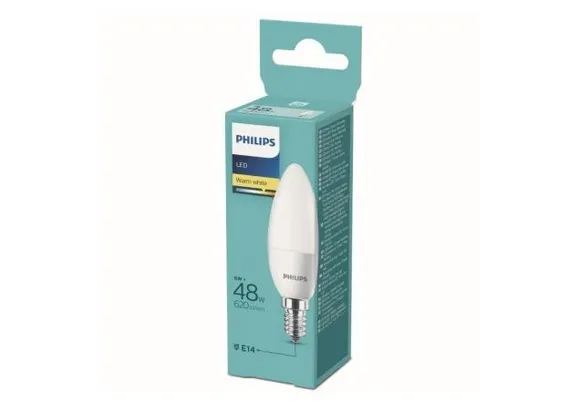 Philips LED sijalica E14 / 6 W / 2700K