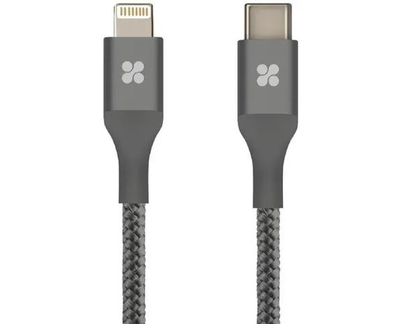 Promate USB type C Kabl UniLink-LTC2 - Sivi