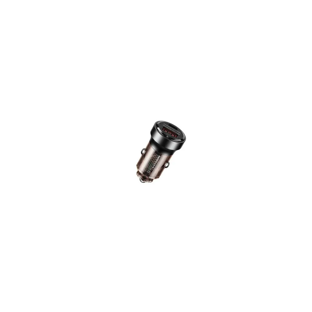 Remax Auto punjač USB Tip C QC 30W RCC338-Crni