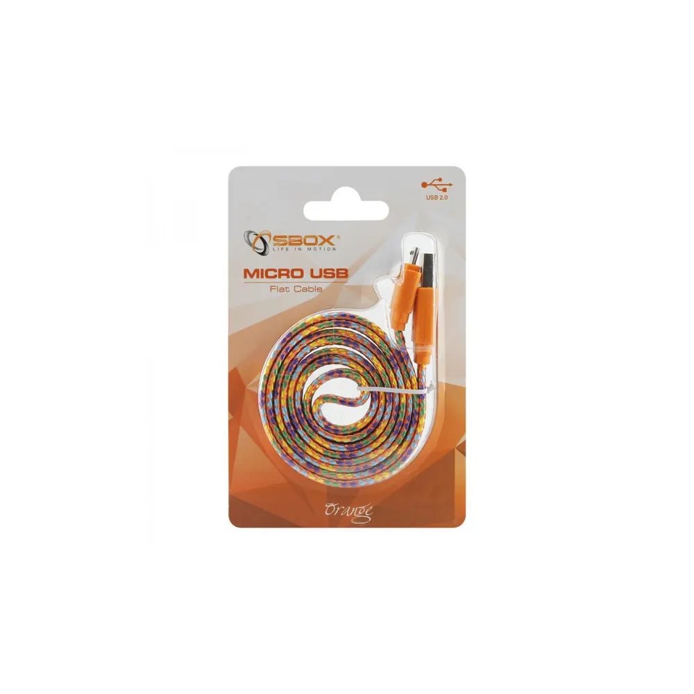 S Box Kabl za punjač USB-103CF-O 1 m - Narandžasti