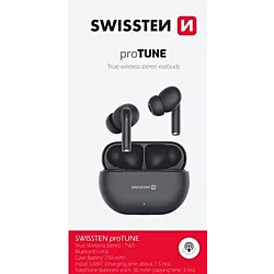Swissten Bežične bubice Pro Tune - Crne