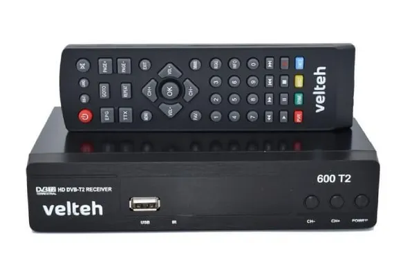 Velteh Digitalni risiver 600T2 DVB-T2 prijemnik + RF modulator