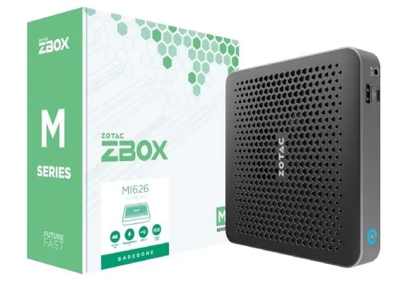 Zotac Mini PC ZBOX edge MI626 Barebone Intel Core i3-1115G4/2 x DDR4/Dual M.2 SSD/Intel UHD