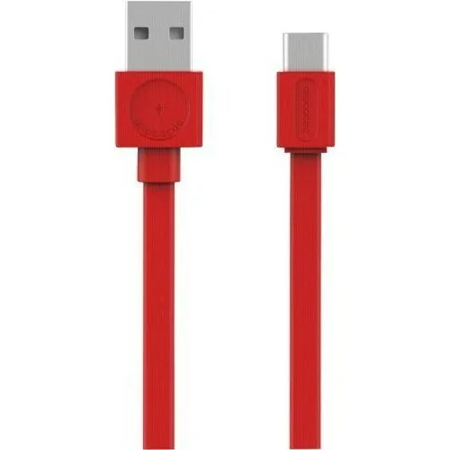 ALLOCACOC Flat USB kabl USB-C 1.5m crveni 10453RD / USBCBC