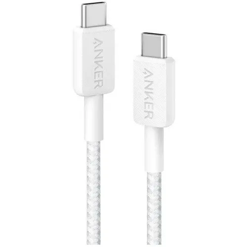 ANKER 322 USB-C to USB-C 1m Braided White