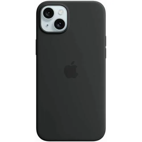 APPLE iPhone 15 Plus Silicone Case with MagSafe - Black mt103zm / a