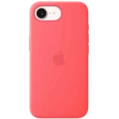 APPLE iPhone 17e Silicone Case with MagSafe - Bright Guava mhwh4zm/a