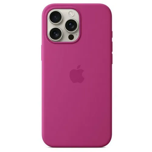 APPLE iPhone 16 Pro Max Silicone Case with MagSafe Fuchsia myyx3zm / a