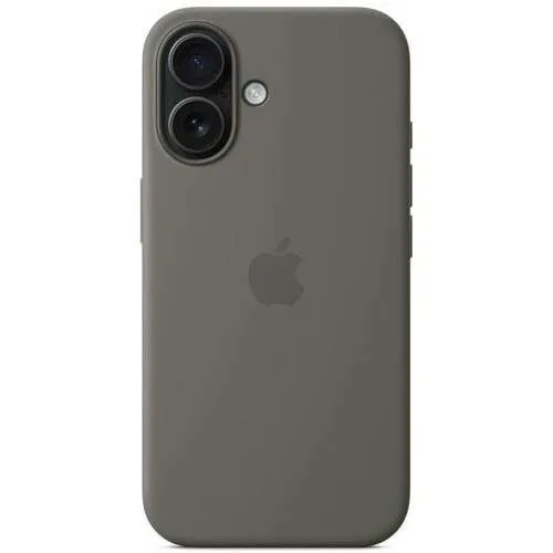 APPLE iPhone 16 Silicone Case with MagSafe Stone Gray myy33zm / a