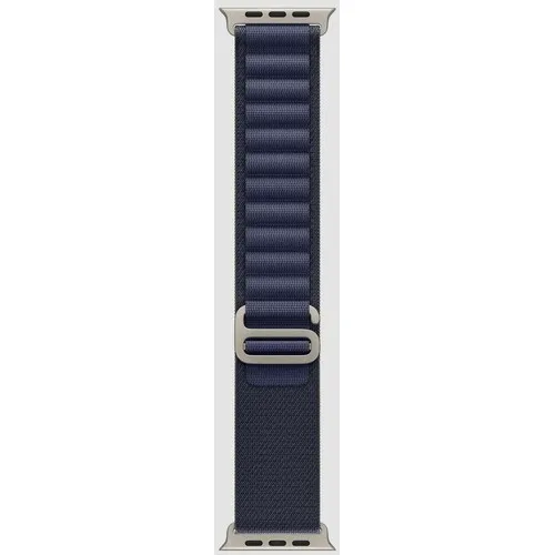 APPLE Watch 49mm Loop Navy Alpine Loop - Small - Natural Titanium Finish mxmx3zm / a
