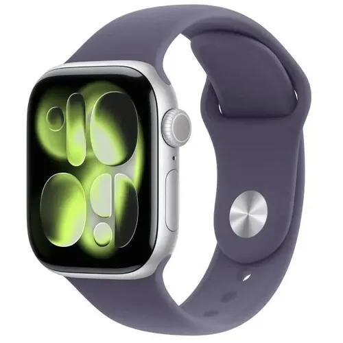 APPLE Watch S11 GPS 42mm Silver Aluminium Case with Purple Fog Sport Band - S / M meu64rk / a