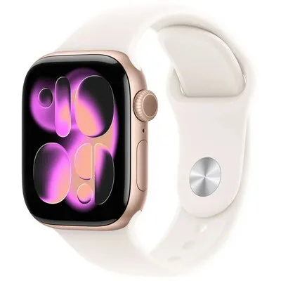 APPLE Watch S11 Cellular 42mm Rose Gold Aluminium Case with Light Blush Sport Band - M/L mf8f4rk/a