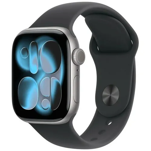 APPLE Watch S11 GPS 42mm Space Grey Aluminium Case with Black Sport Band - S / M meqw4rk / a