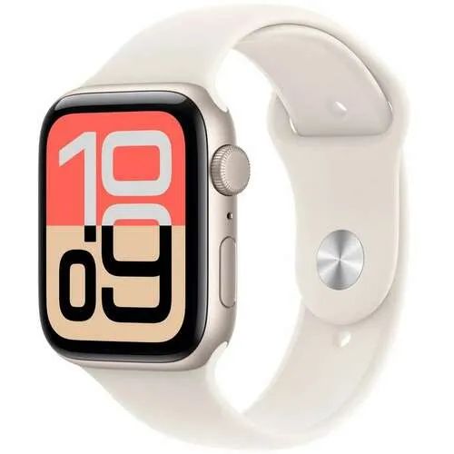 APPLE Watch SE 3 GPS 44mm Starlight Aluminium Case with Starlight Sport Band - S / M mehg4rk / a