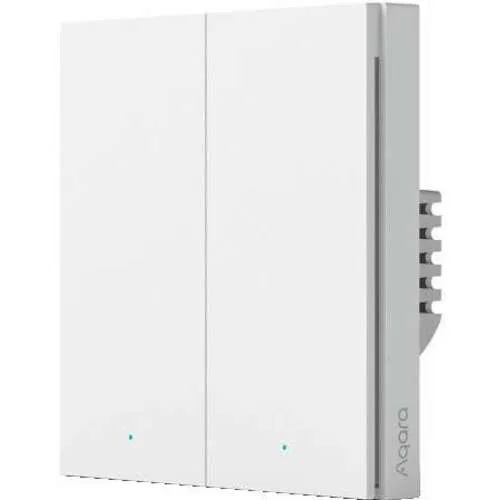AQARA Smart Wall Switch H1 (with neutral, double rocker) WS-EUK04