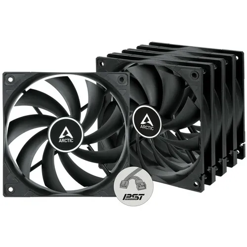 ARCTIC F12 PWM PST 5packc ACFAN00250A 120mm Black