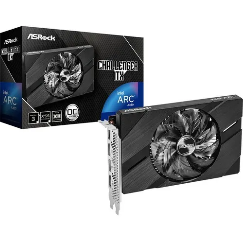 ASROCK ARC A380 Challenger OC 6GB GDDR6