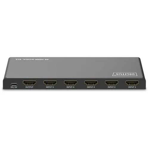 DIGITUS HDMI switch 5x1 4K 60Hz