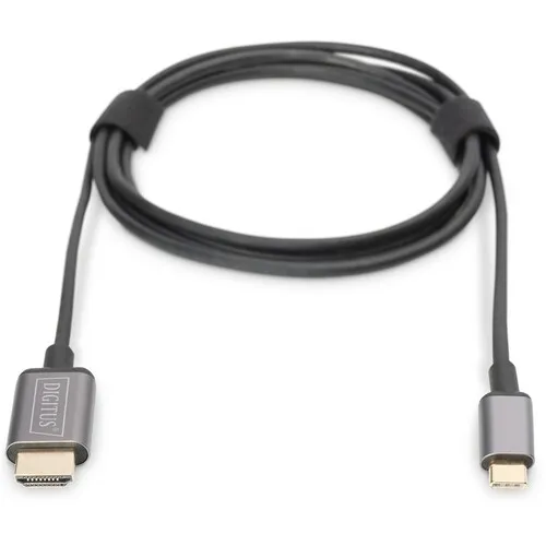 DIGITUS Kabl USB Tip C na HDMI 4K 1.8m crni