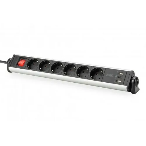 DIGITUS Produzni kabl sa 6 uticnice +3 USB
