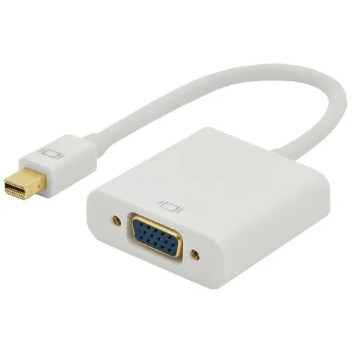 E-GREEN Adapter Mini DisplayPort (M) - VGA D-sub (F) crni