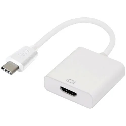 E-GREEN Adapter USB 3.1 tip C (M) - HDMI (F) sivi