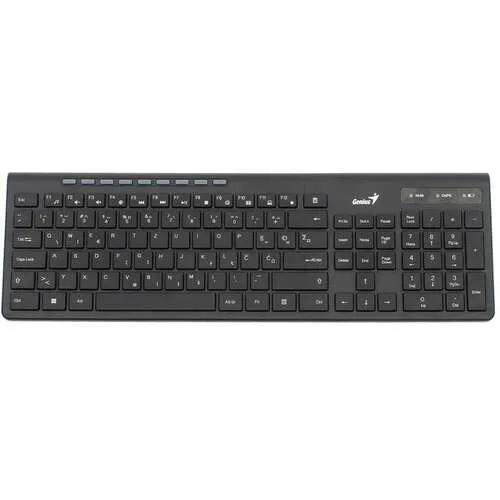 GENIUS SlimStar 7230,US,BLK,2.4GHZ,KB
