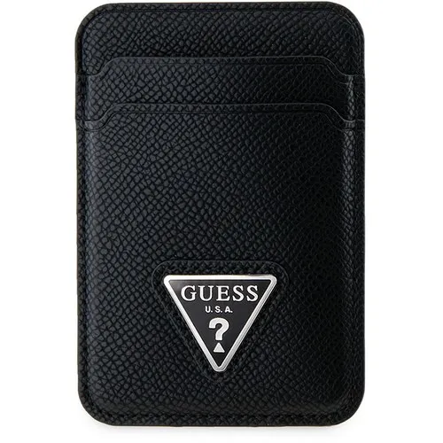 GUESS FineWoven Wallet with MagSafe Black