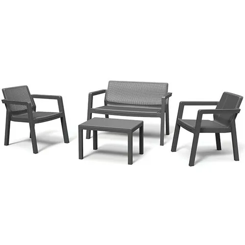 KETER Bastenski set Emilly Patio bez jastuka, grafit