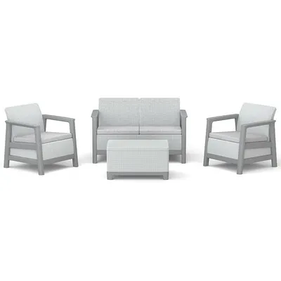 KETER Scandi linea II sa box stolom siva