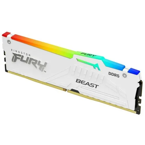 KINGSTON DIMM DDR5 16GB 5200MT / s KF552C36BWEA-16 Fury Beast RGB White Expo